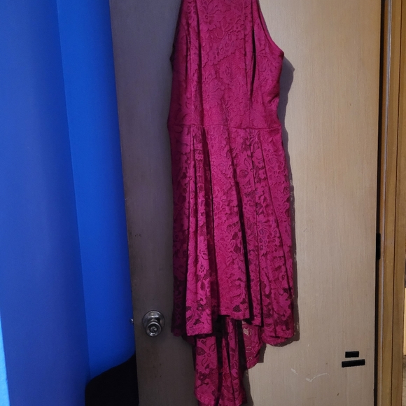 Burgundy Prom Dress - Picture 1 of 3